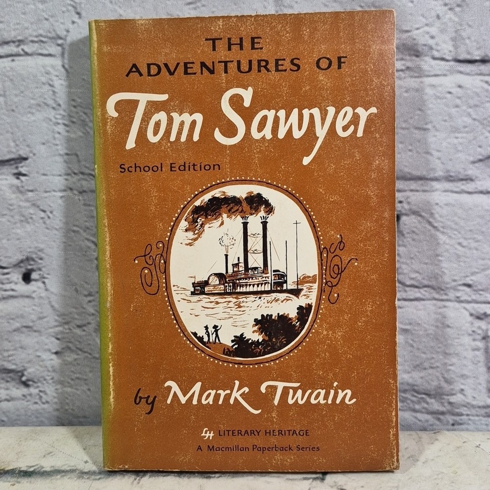 1961 The Adventures of Tom Sawyer Mark Twain Literary Heritage School Ed